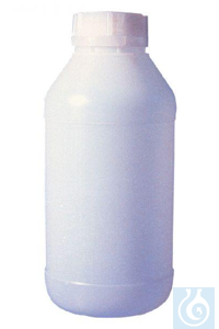 Wide mouth bottle round 2000 ml, HDPE, tamper evident cap, Ø 120 x H 260 mm...